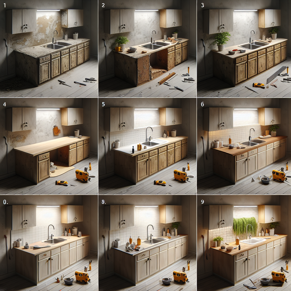 Renovace kuchyňské linky: Jak na to krok za krokem?