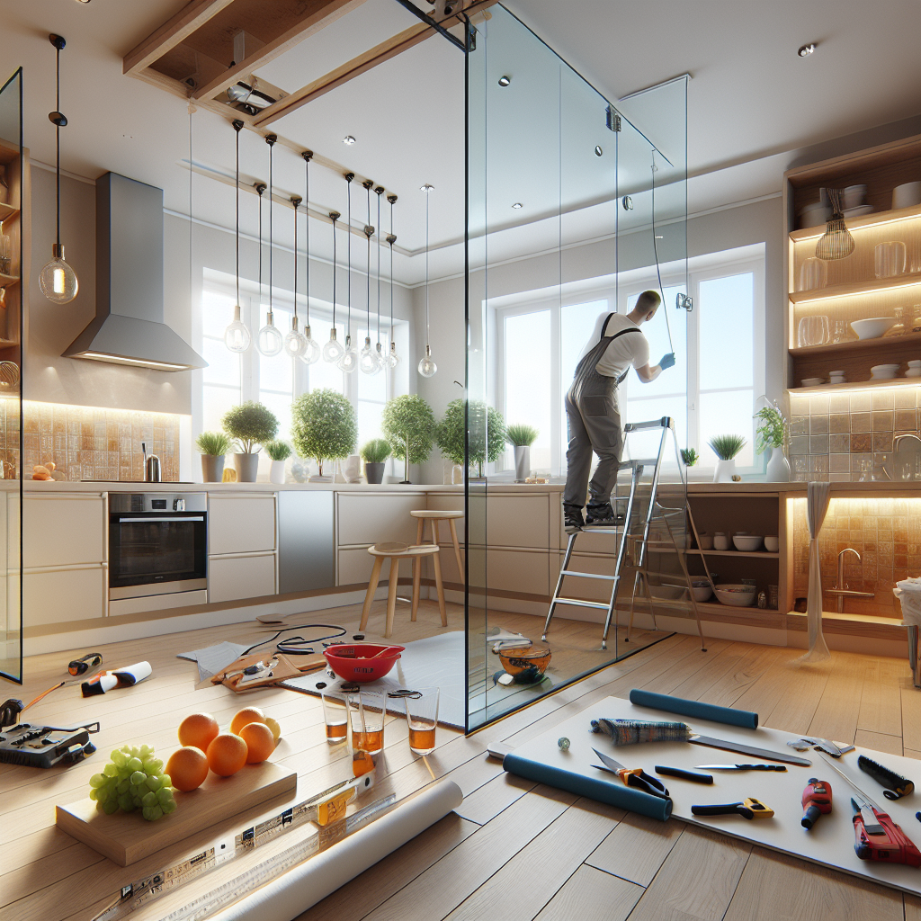 Montáž skla do kuchyně: Praktický průvodce pro dokonalý vzhled