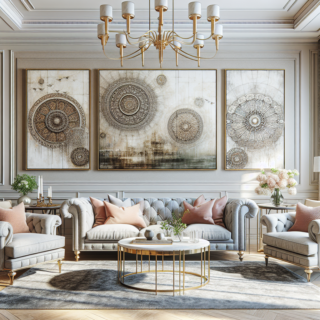 Malování dekoračních maleb v obýváku: Inspirace a realizace